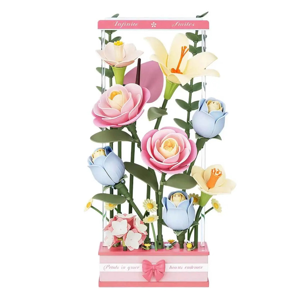 Blooming Bouquet Box DIY 3D Puzzle 00 - Toys Quiz