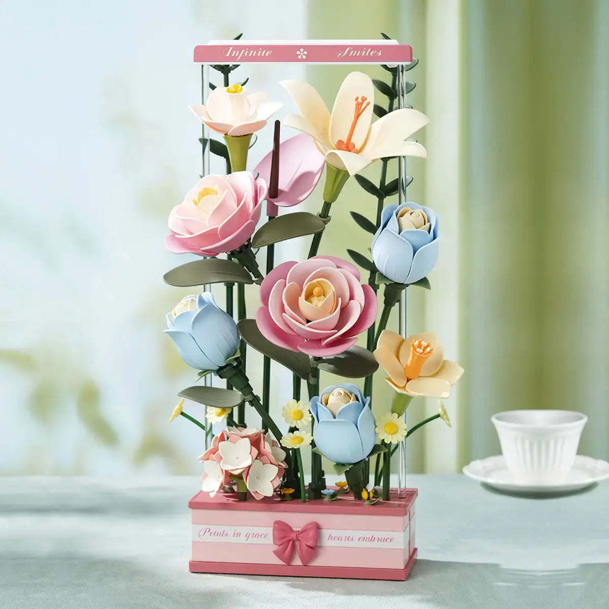 Beautiful Blooming Bouquet Box 3D Puzzle DIY Model Kit Toys Quiz Beautiful Blooming Bouquet Box 3D Puzzle DIY Model Kit Toys Quiz