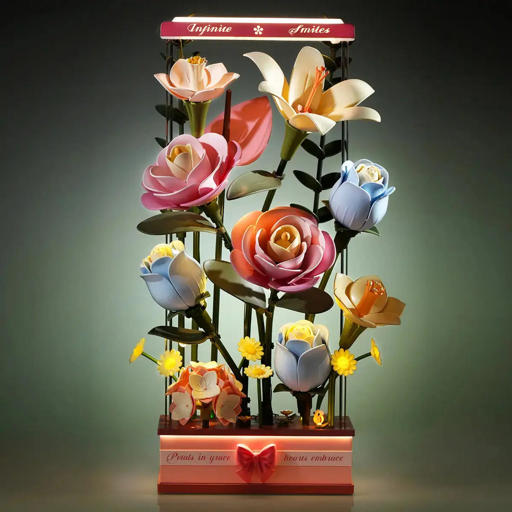 Blooming Bouquet Box DIY 3D Puzzle 2 - Toys Quiz