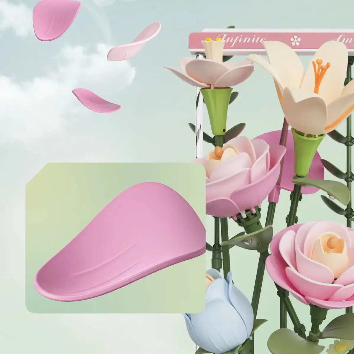 Blooming Bouquet Box DIY 3D Puzzle 5 - Toys Quiz