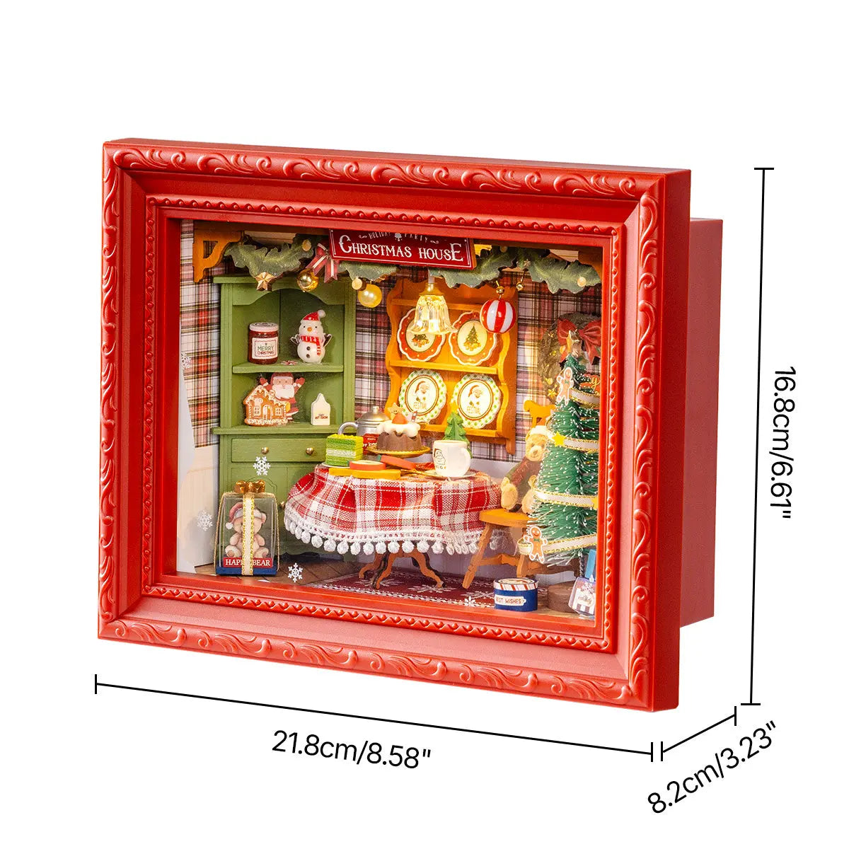 Rolife Christmas Eve Party 3D Wooden Puzzle Toys Quiz