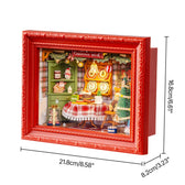 Rolife Štědrý večer párty 3D dřevěné puzzle Toys Quiz