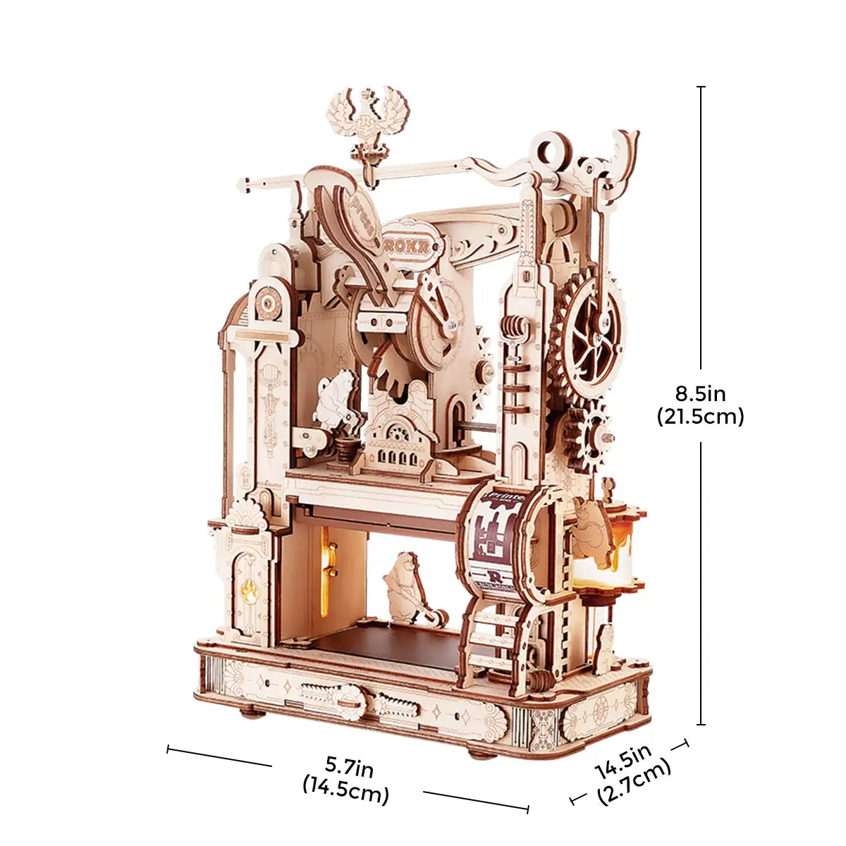Classic Printing Press 3D Wooden Puzzle 1 - Toys Quiz