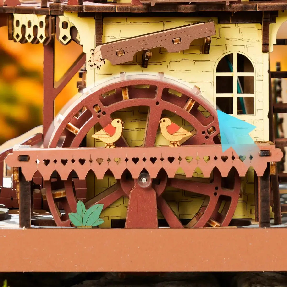 Clock Mechanical 3D Wooden Puzzle - Toys Quiz