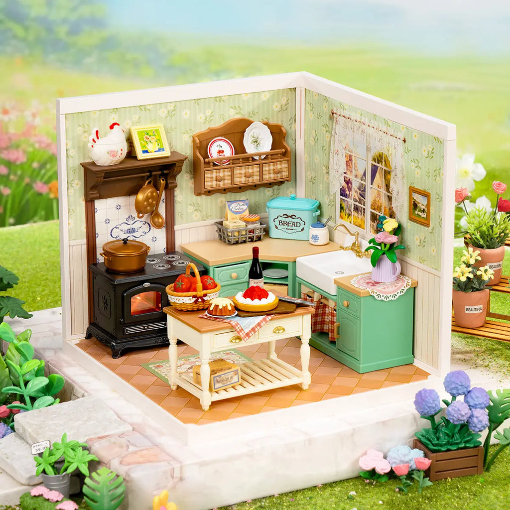 Rolife Farmhouse Kitchen DIY Miniature House Rolife