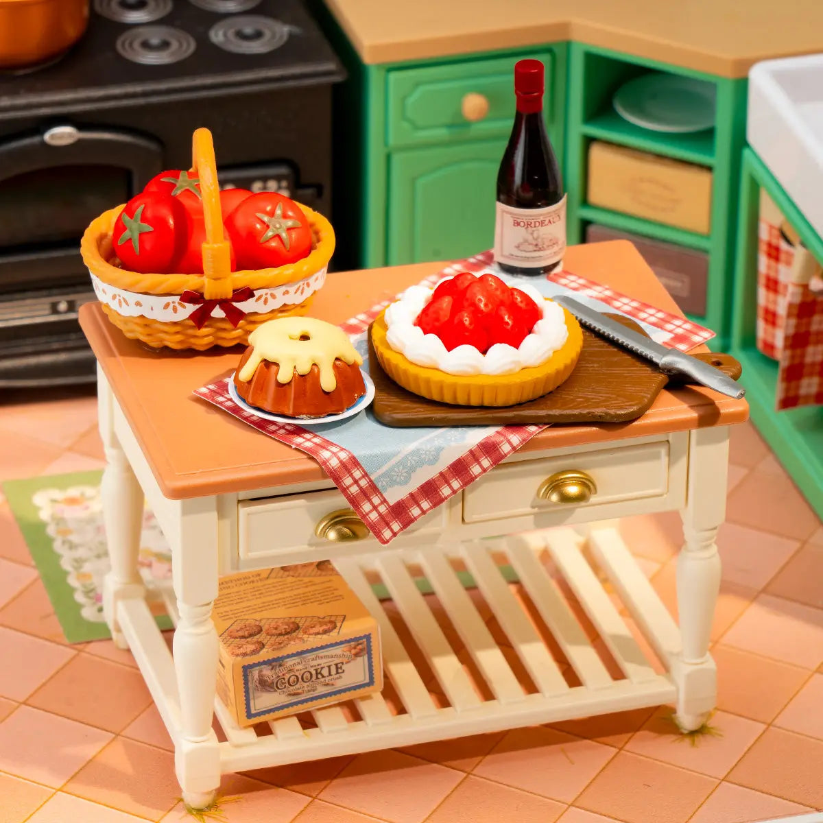 Rolife Farmhouse Kitchen DIY Miniature House Rolife