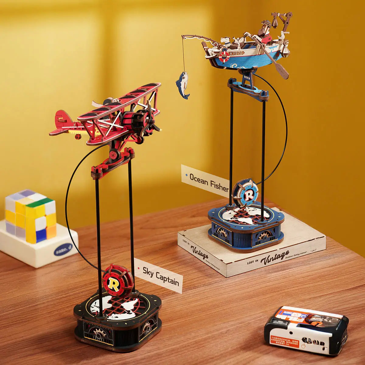 Ocean Fisher Pendulum Balance Toy 3D Puzzle - Toys Quiz