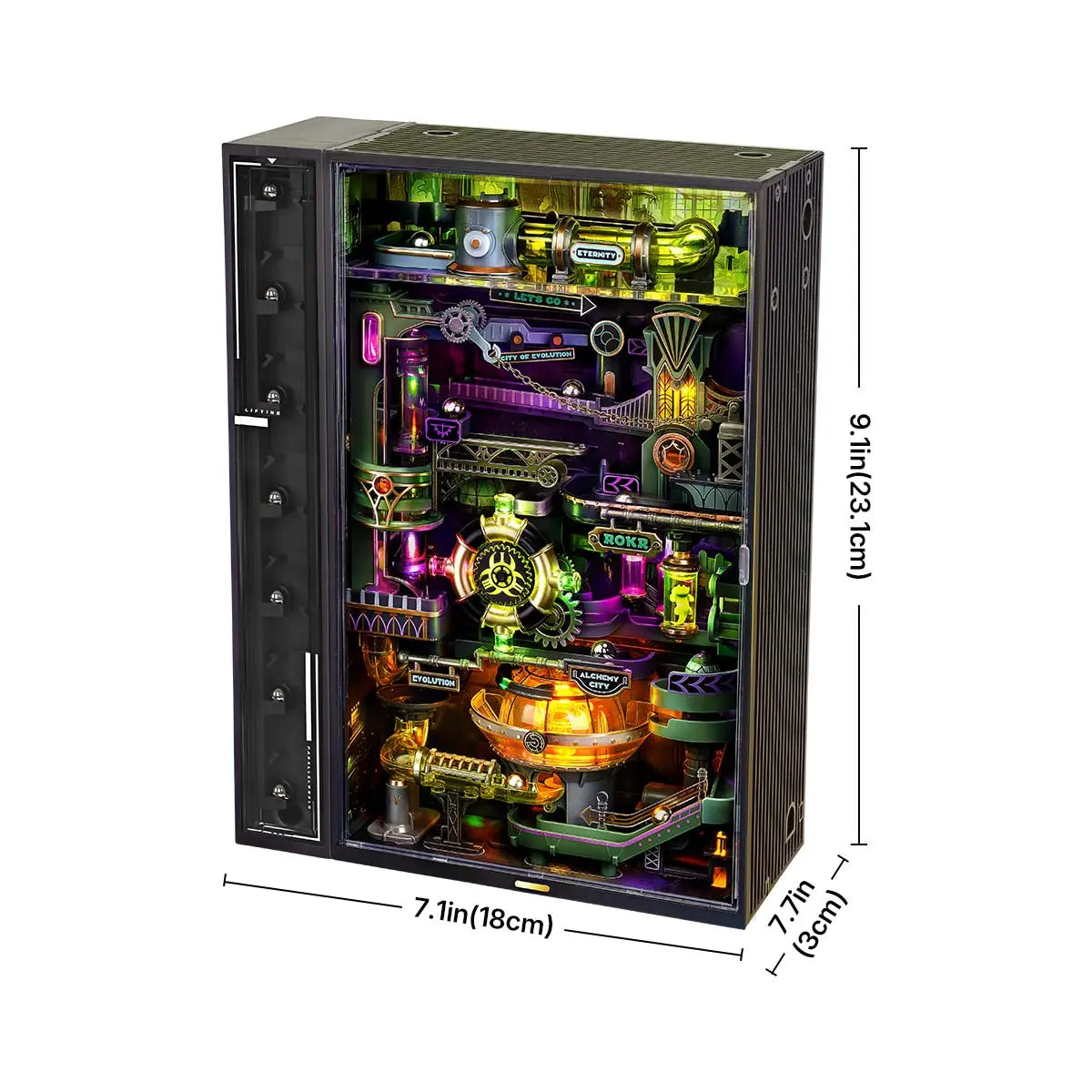 ROKR Alchemy City Marble Run Mechanical 3D Puzzle Toys Quiz