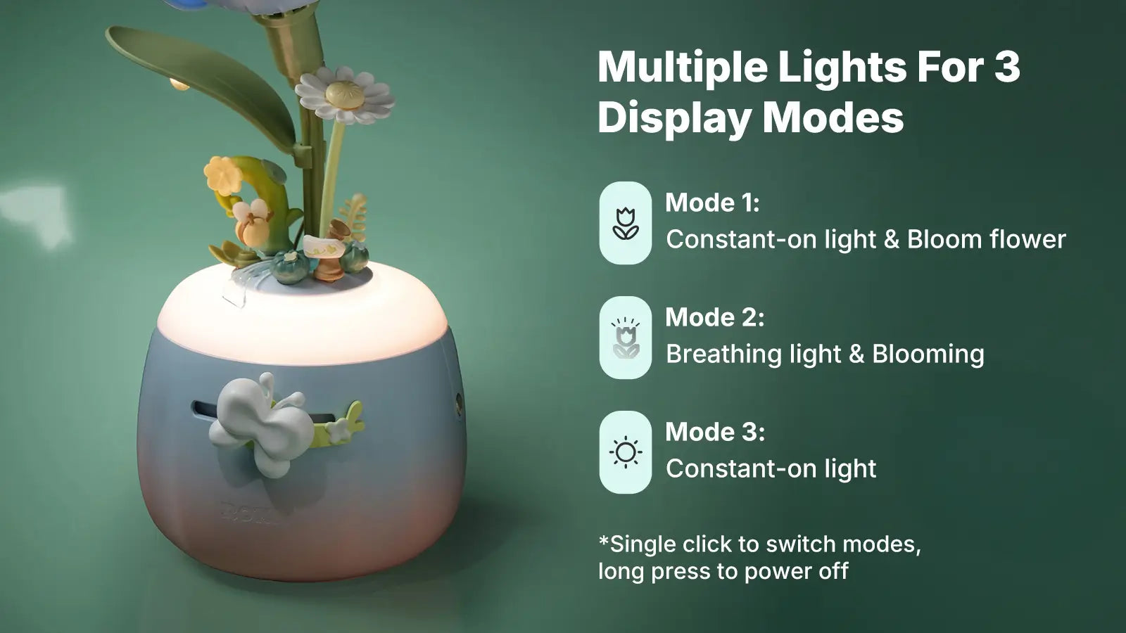 DIY Flower Night Light – ROKR Starry Camellia Lamp AF01S