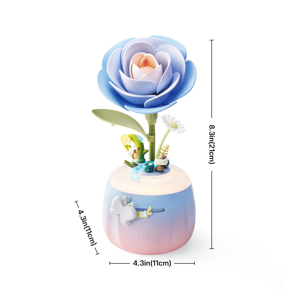 ROKR Starry Camellia Lamp DIY 3D Flower Night Light