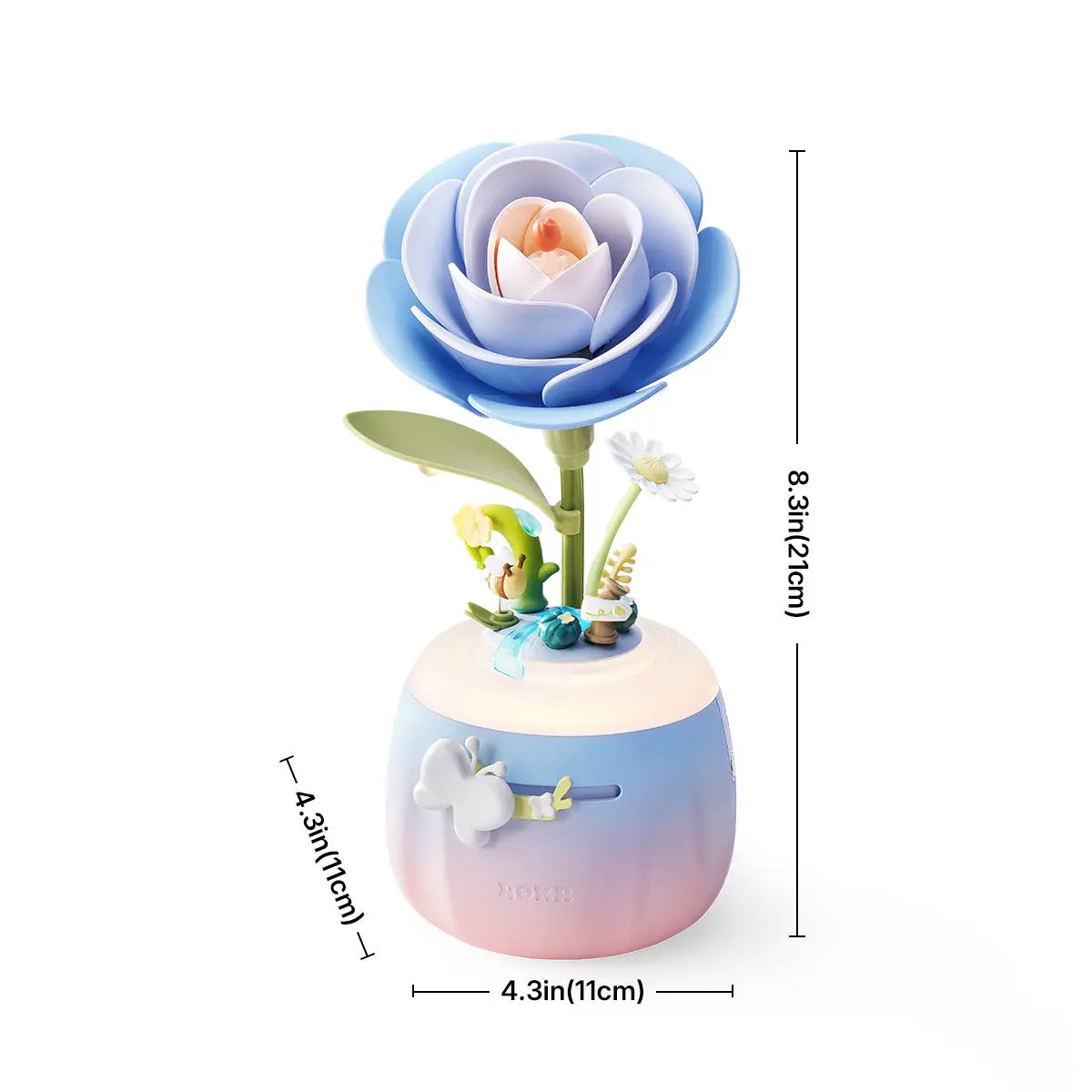 ROKR Starry Camellia Lamp DIY 3D Flower Night Light ROKR