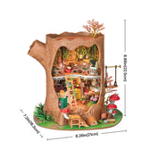 Rolife Faytale Tree House DIY Miniature House Toys Quiz