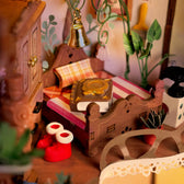 Rolife Faytale Tree House DIY Miniature House Toys Quiz