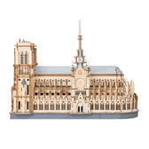 Rowood Paris Cathedral 3D Wooden Puzzle Toys Quiz