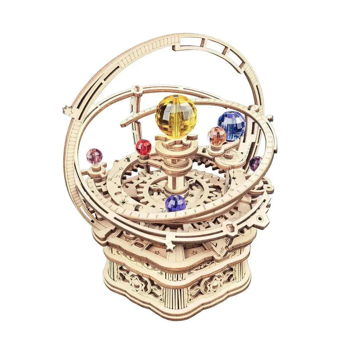 Starry Night Orrery Mechanical Music Box-ROKR-Toys Quiz