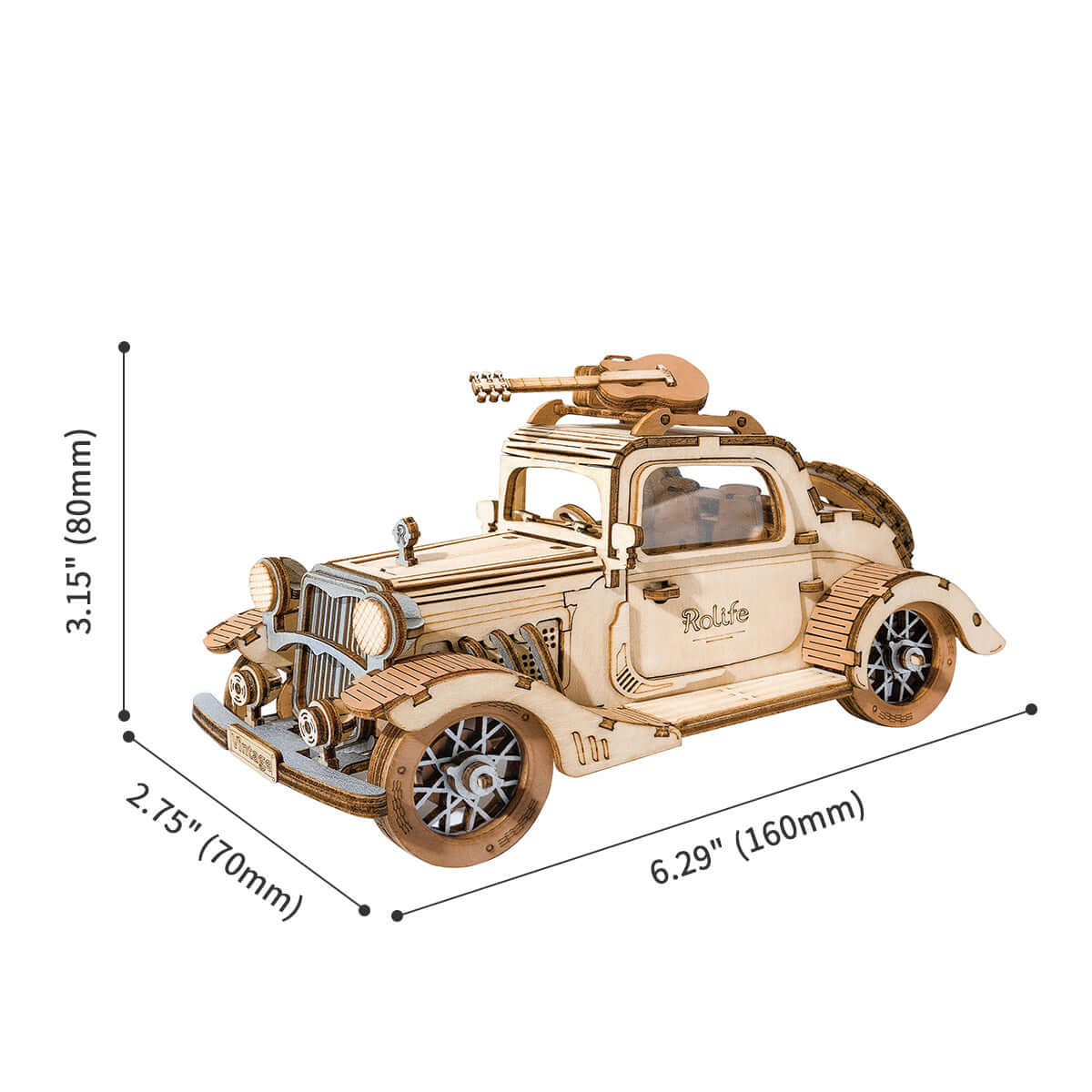 Vintage Car 3D Wooden Puzzle