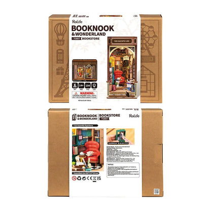 Bookstore DIY Book Nook Shelf Insert Kit - Toys Quiz