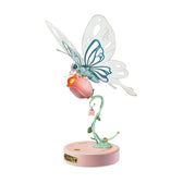 Mechanické puzzle - Butterfly 3D dřevěný model se složitými detaily - Toys Quiz