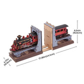Century Train bookend dimensions: 44.1 cm long, 10.6 cm deep and 16.6 cm high