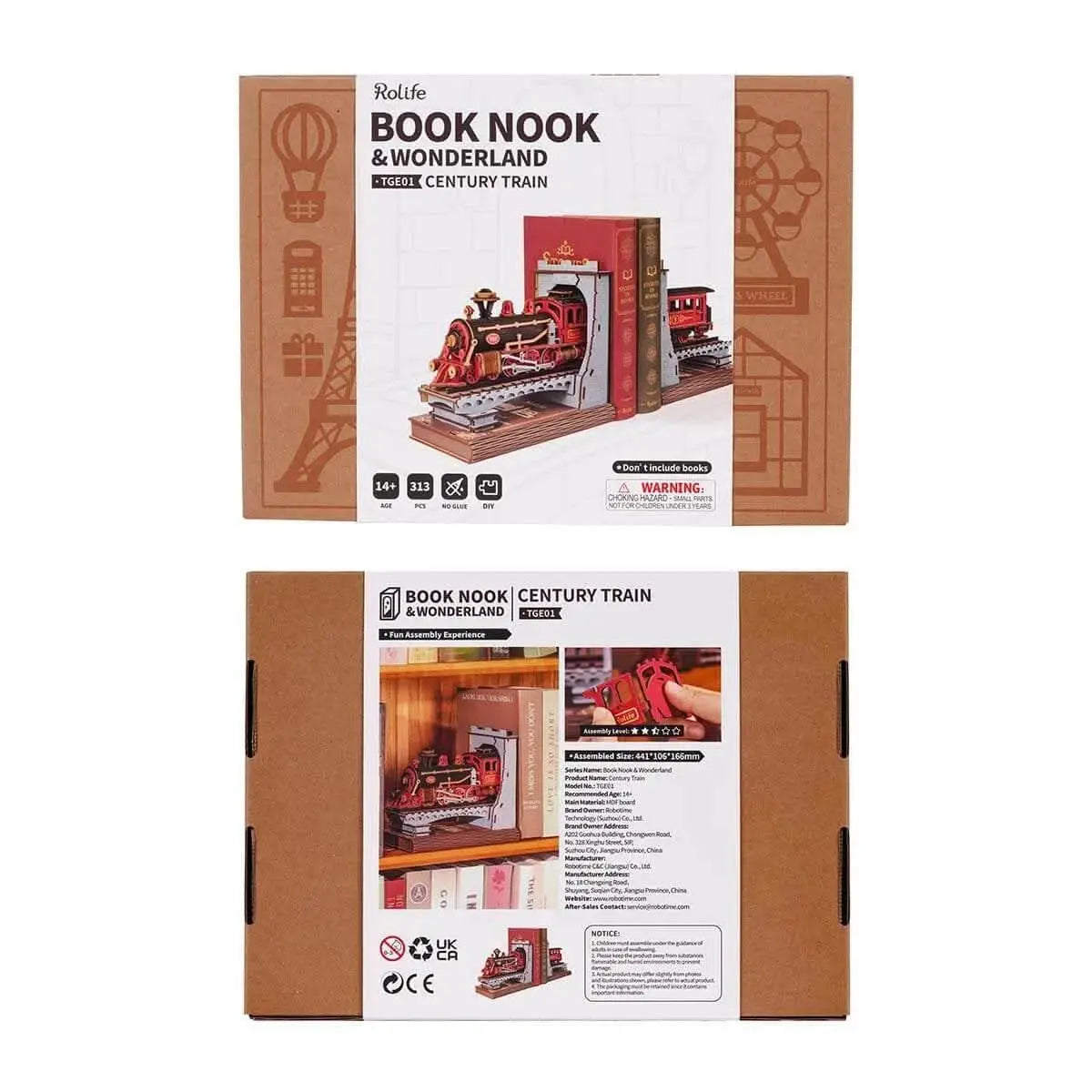Century Train DIY Book Nook - Toys Quiz