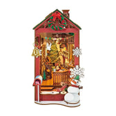 Vánoční krytá scéna DIY knižní zákoutí (Book Nook) TGC07 - Toys Quiz