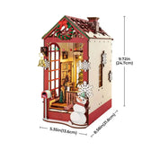 Vánoční krytá scéna DIY knižní zákoutí (Book Nook) TGC07 - Toys Quiz