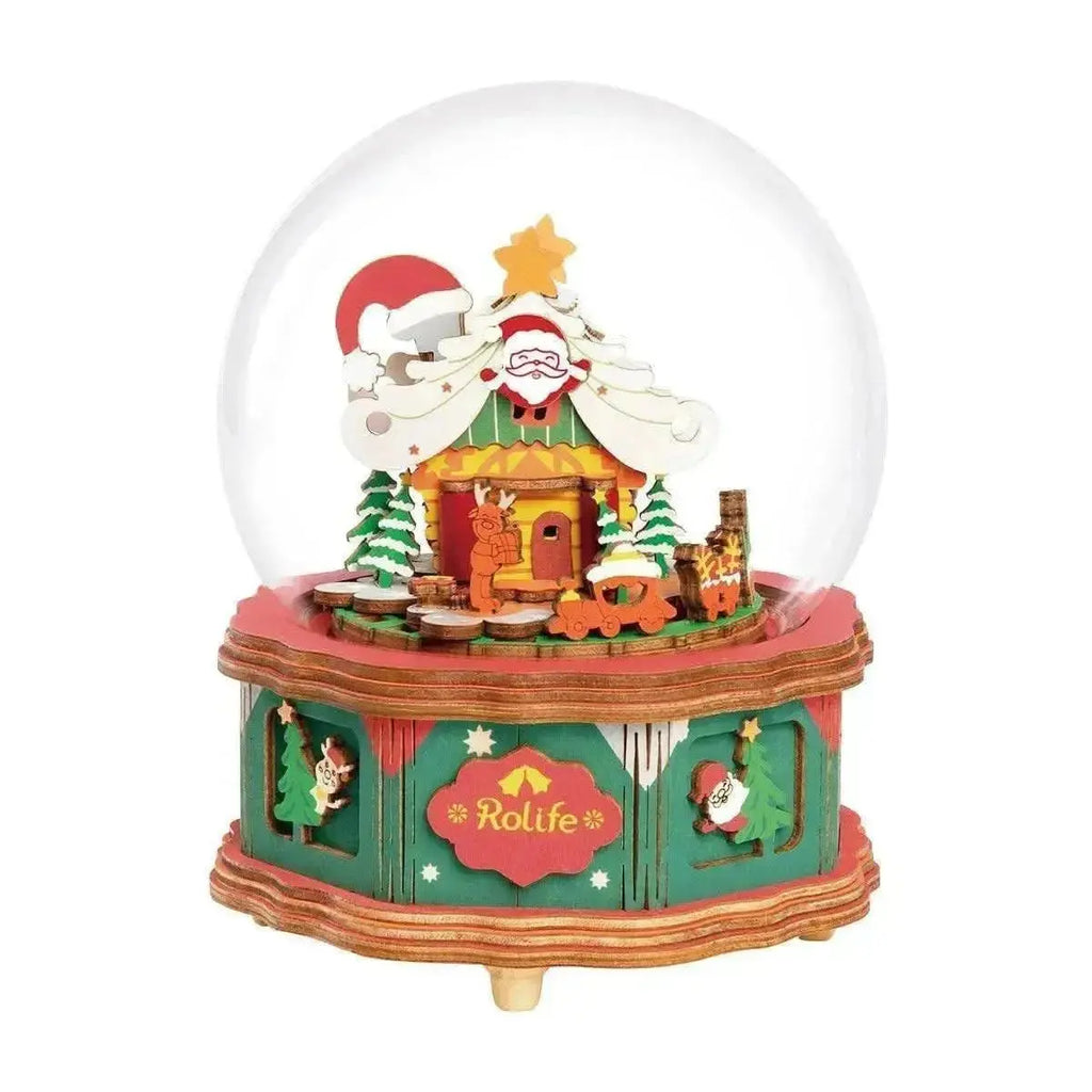 Wooden Music Box – Christmas Town DIY Puzzle - Toys Quiz