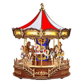 Wooden Music Box – Classic Carousel DIY 3D puzzle kit - Toys Quiz