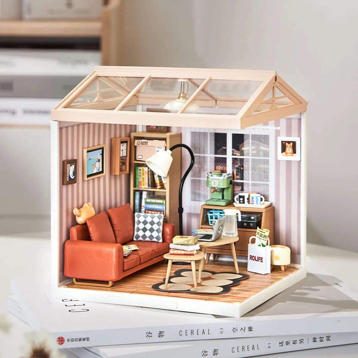 Cozy Living Lounge DIY Miniature House - Toys Quiz