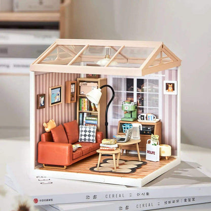 Cozy Living Lounge DIY Miniature House - Toys Quiz