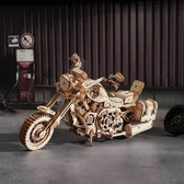 Cruiser Motocykl 3D dřevěné puzzle - Toys Quiz