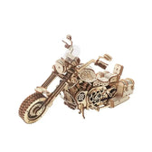 Cruiser Motocykl 3D dřevěné puzzle - Toys Quiz