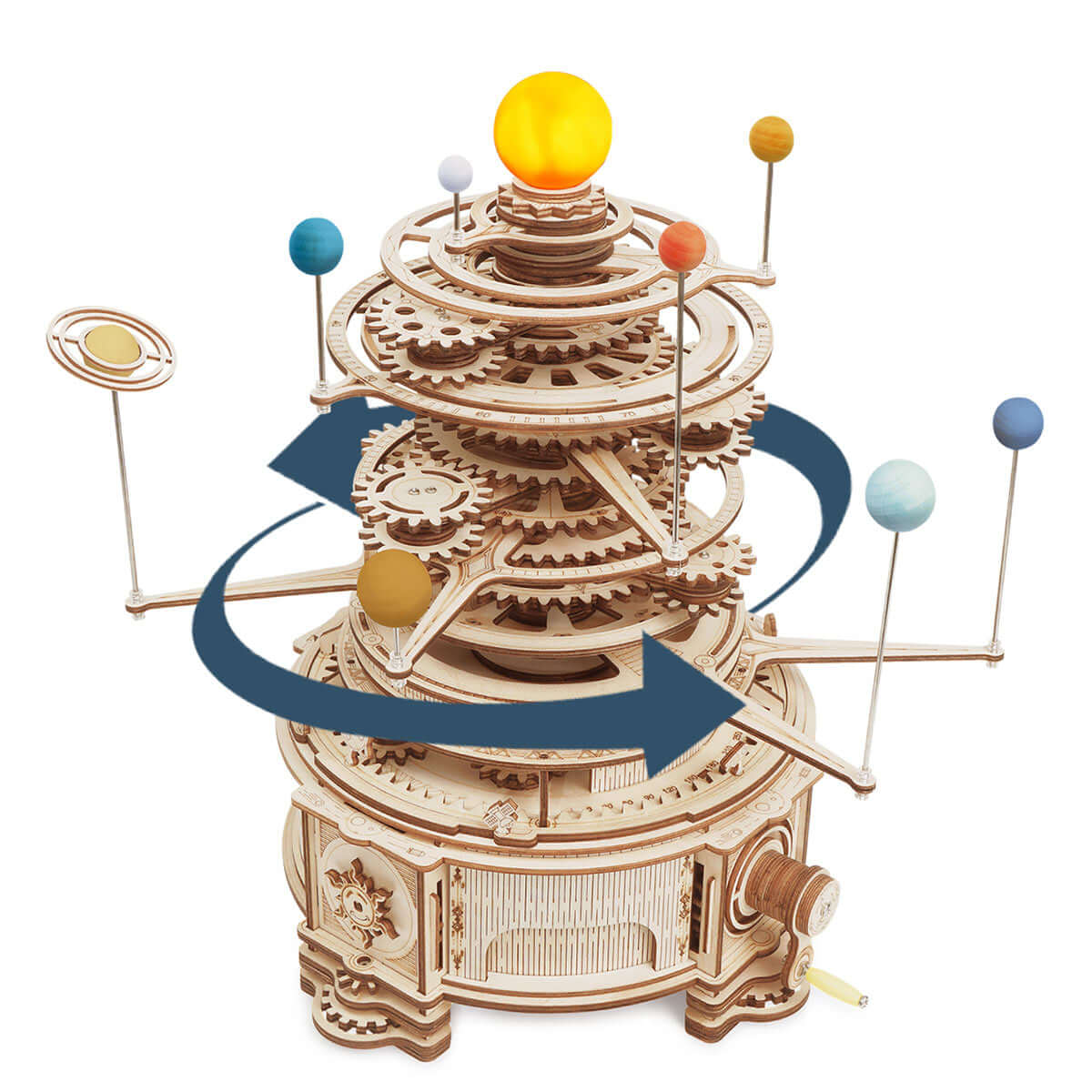 Mechanical Orrery 3D Wooden Puzzle