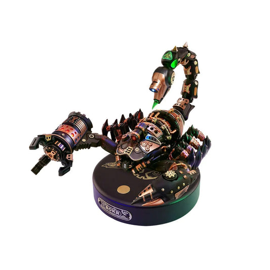 Mechanical Puzzle – Emperor Scorpion 3D wooden model with moving parts - Toys Quiz