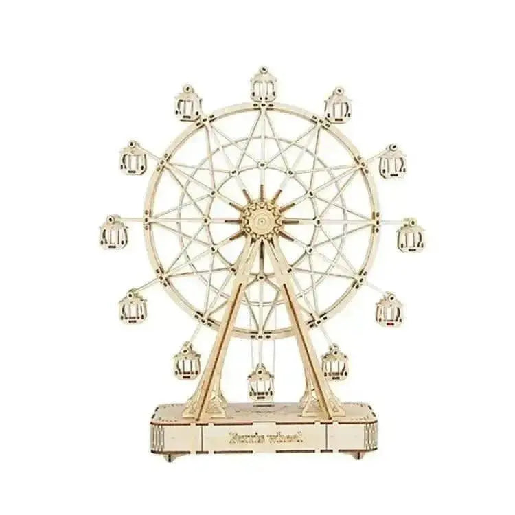 Wooden Music Box – DIY Ferris Wheel 3D puzzle kit - Toys Quiz