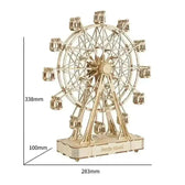 Ferris Wheel 3D Wooden Puzzle Music Box - Toys Quiz