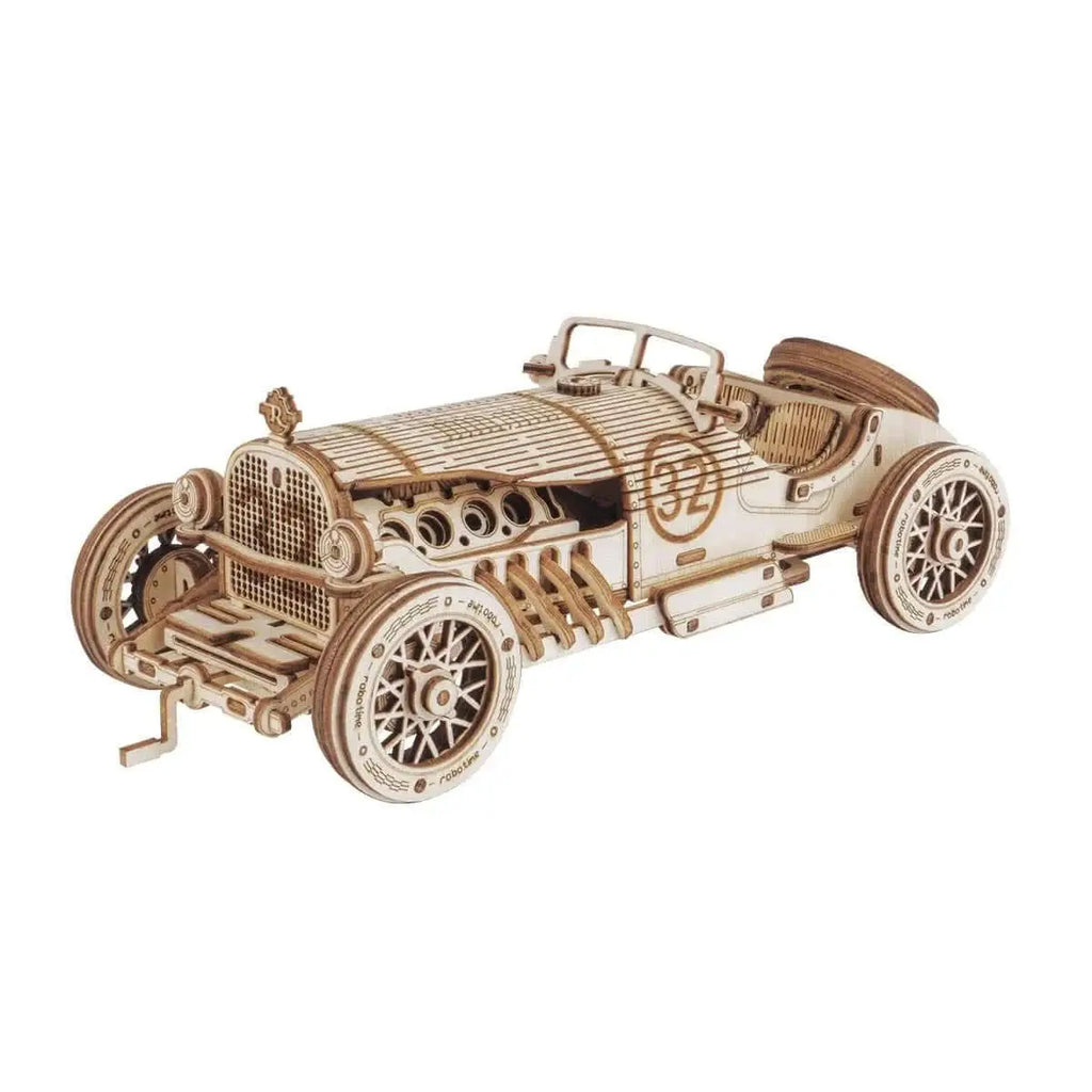 Grand Prix Car Scale Model 3D Wooden Puzzle - Toys Quiz