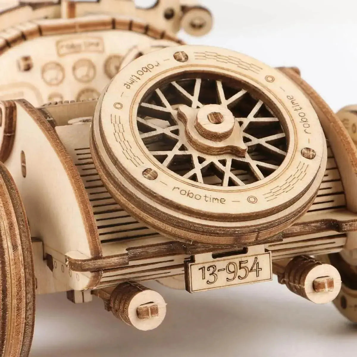 Grand Prix Car Scale Model 3D Wooden Puzzle - Toys Quiz