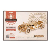 Grand Prix Car Scale Model 3D Wooden Puzzle - Toys Quiz