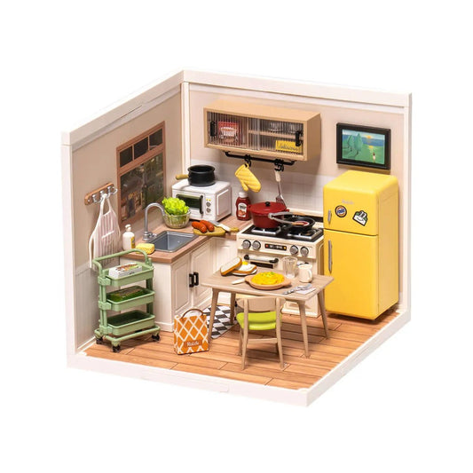 DIY Miniature House – Happy Meals Kitchen model with intricate details - Toys Quiz