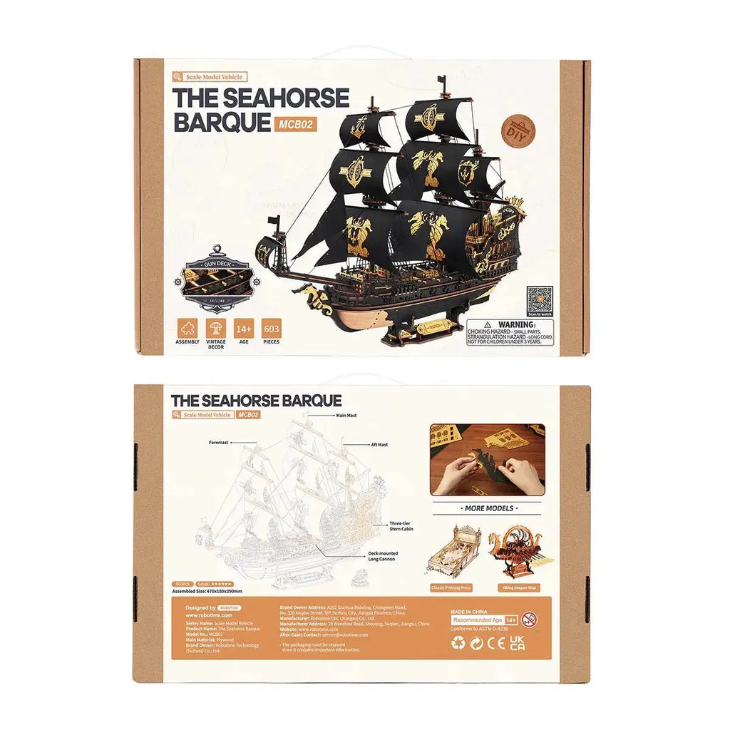 Box of the Seahorse Barque package