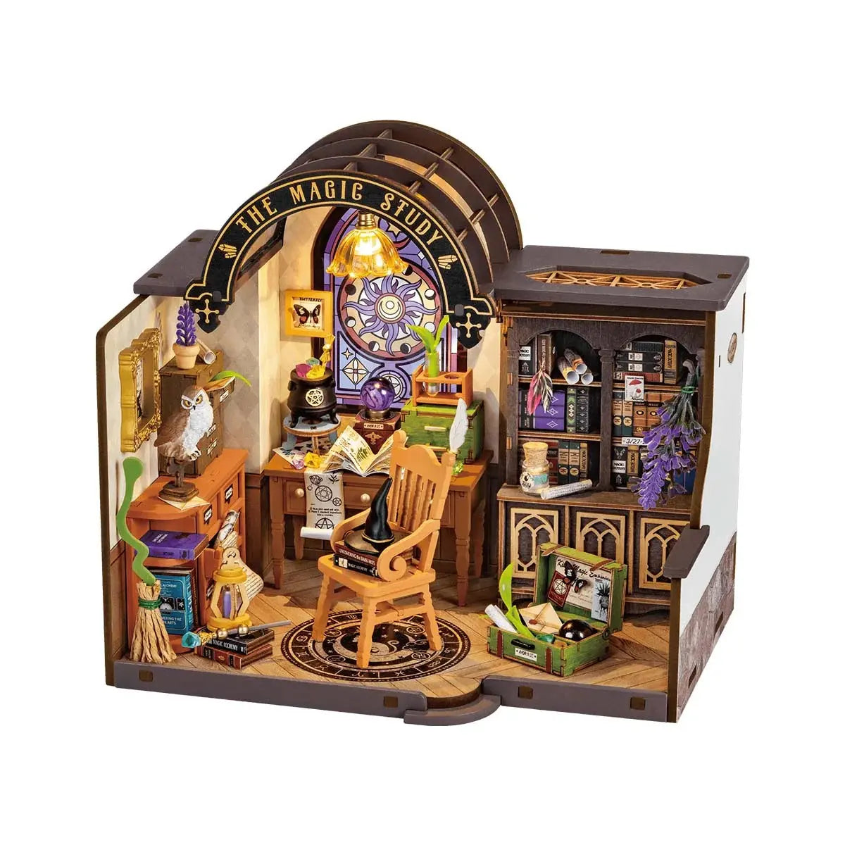 Rolife The Magic Study DIY Miniature House Toys Quiz