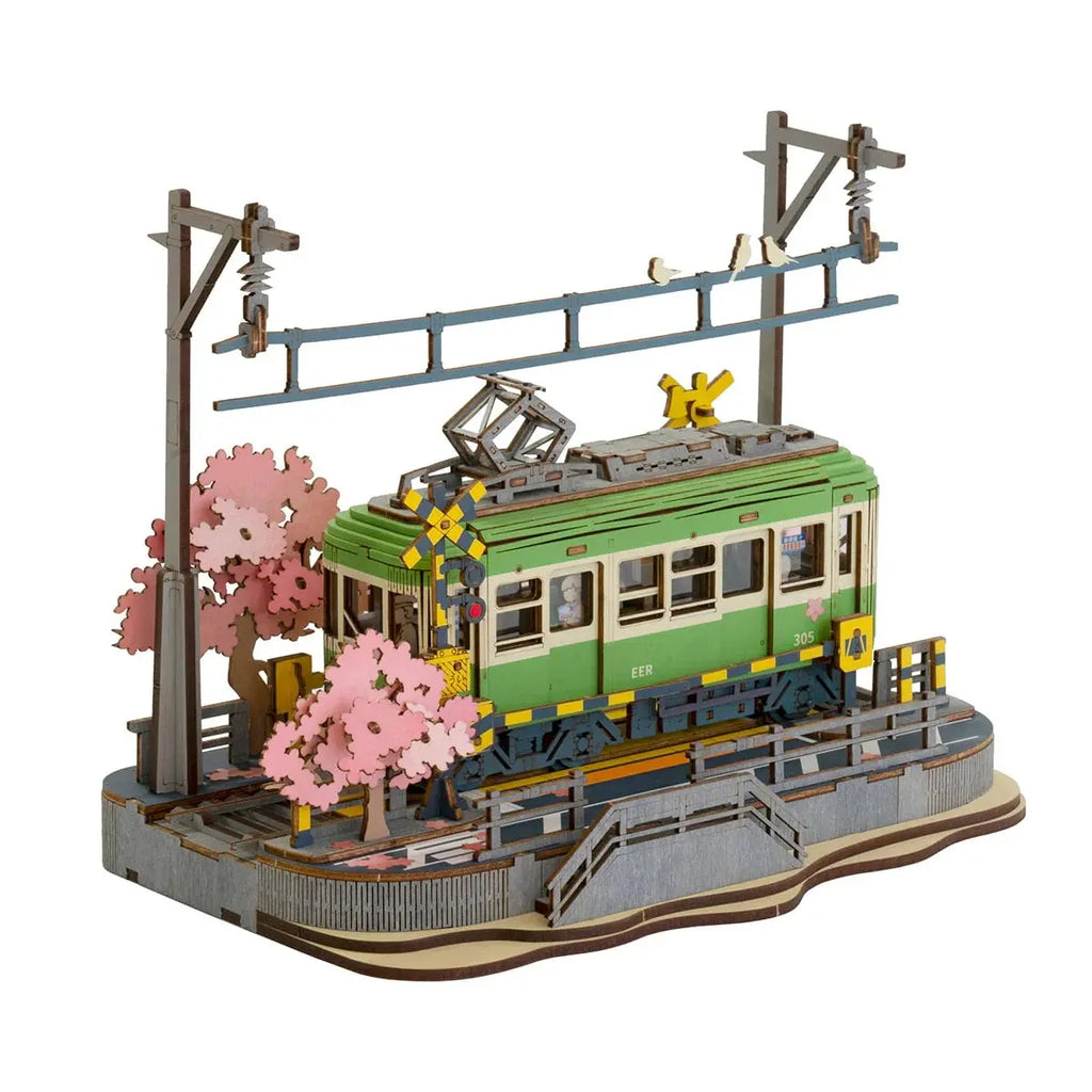 Rolife Sakura Journey 3D Wooden Puzzle Toys Quiz
