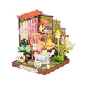Rolife Fancy Tea Yard DIY Miniature House Toys Quiz