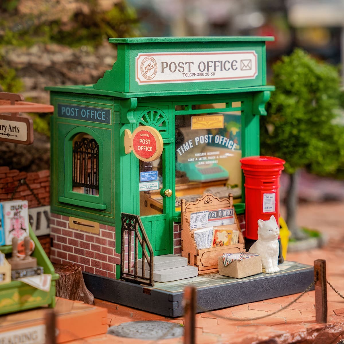 Rolife Century Post Office DIY Miniature House