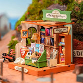 Rolife The Muse Bookshop DIY Miniature House Toys Quiz