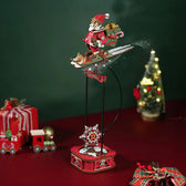 ROKR Santa na lyžích kyvadlo bilance hraček 3D puzzle Toys Quiz