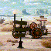 ROKR Steam Engine Mechanical 3D Wooden Puzzle (Battery powered) -  Toys Quiz