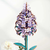 Rowood Lilac DIY Wooden Flower Toys Quiz