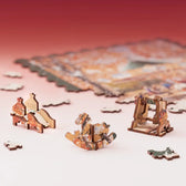 Rowood Golden Autumn Carousel Wooden Jigsaw Puzzle Toys Quiz